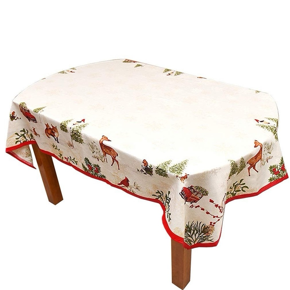 Better Homes & Gardens Heritage Winter Forest Tablecloth 60" x 84"